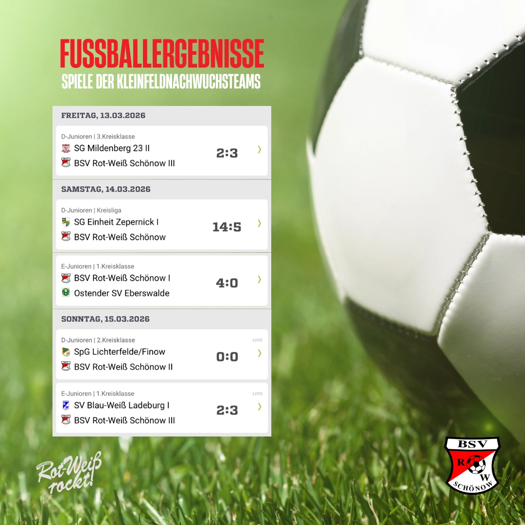 Ergebnisse 13 15032025