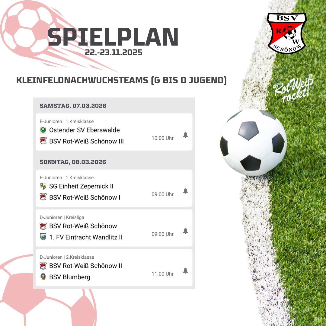 Spielplan 07 08032026