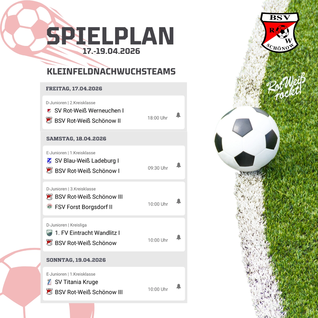 Spielplan 17 19042026