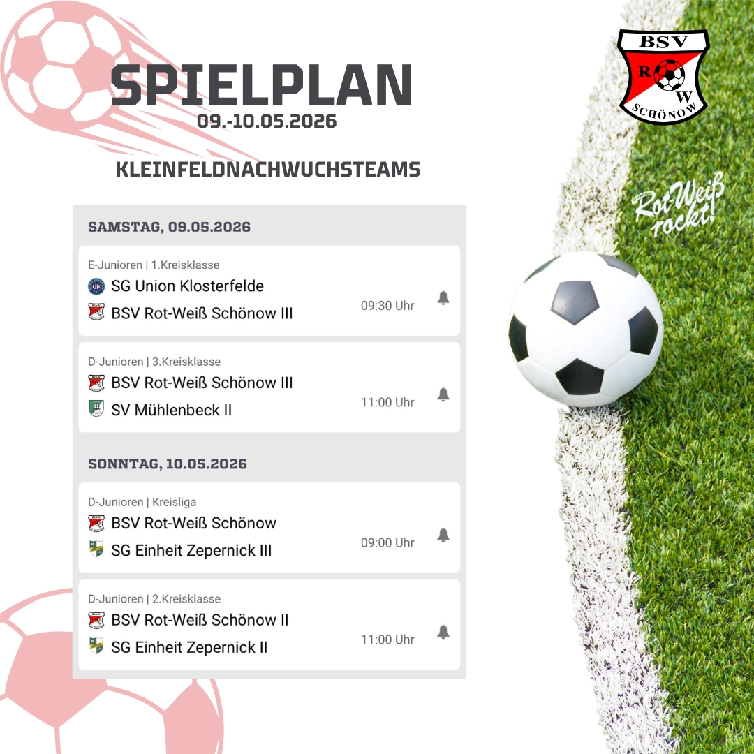 Spielplan 09 10052026