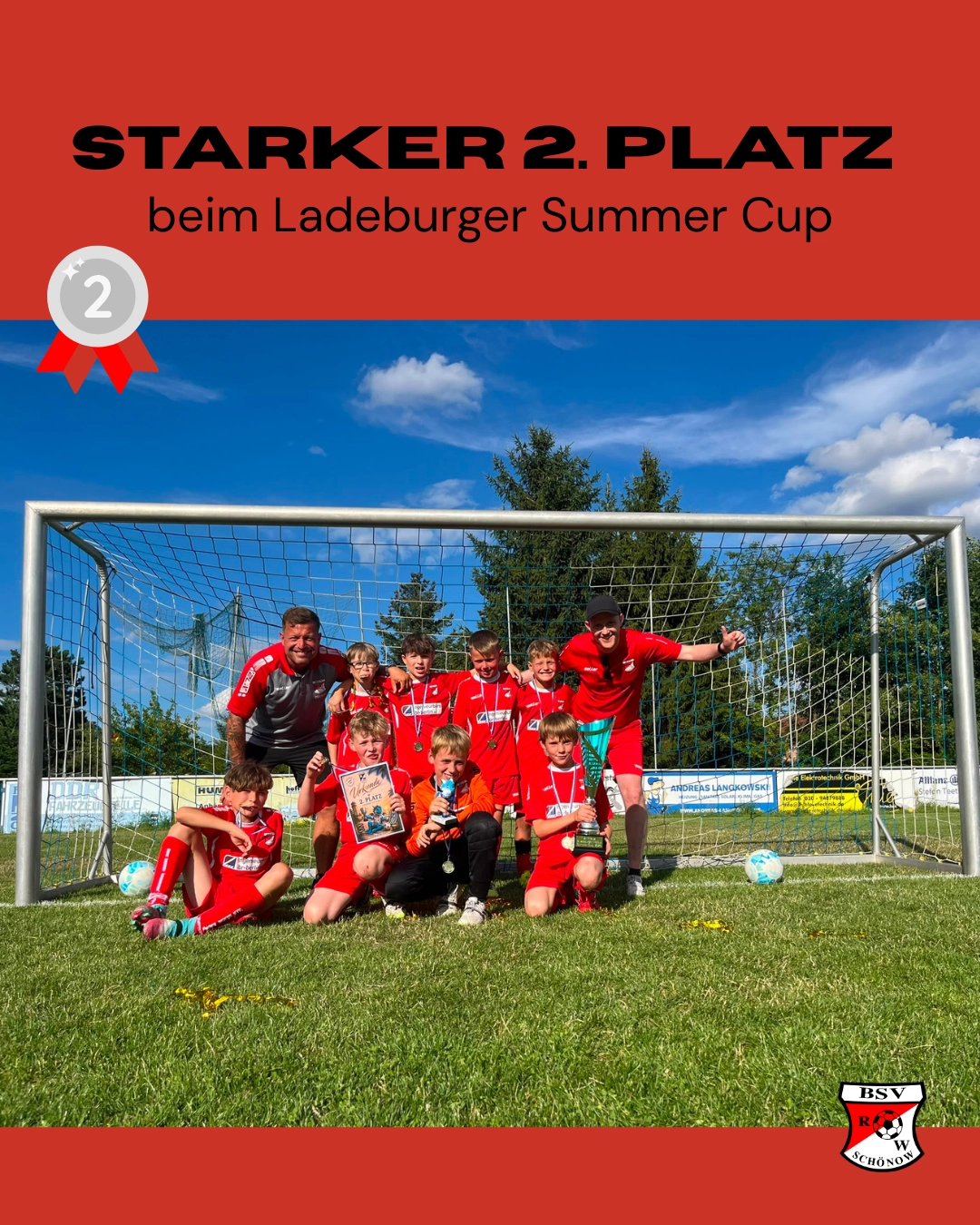 Starker 2 Platz beim Ladeburger Summer Cup