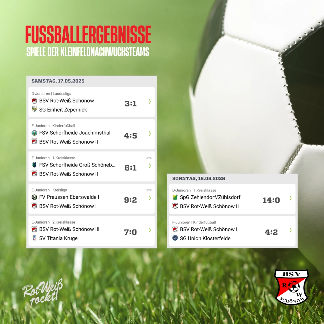 Ergebnisse 17 18052025