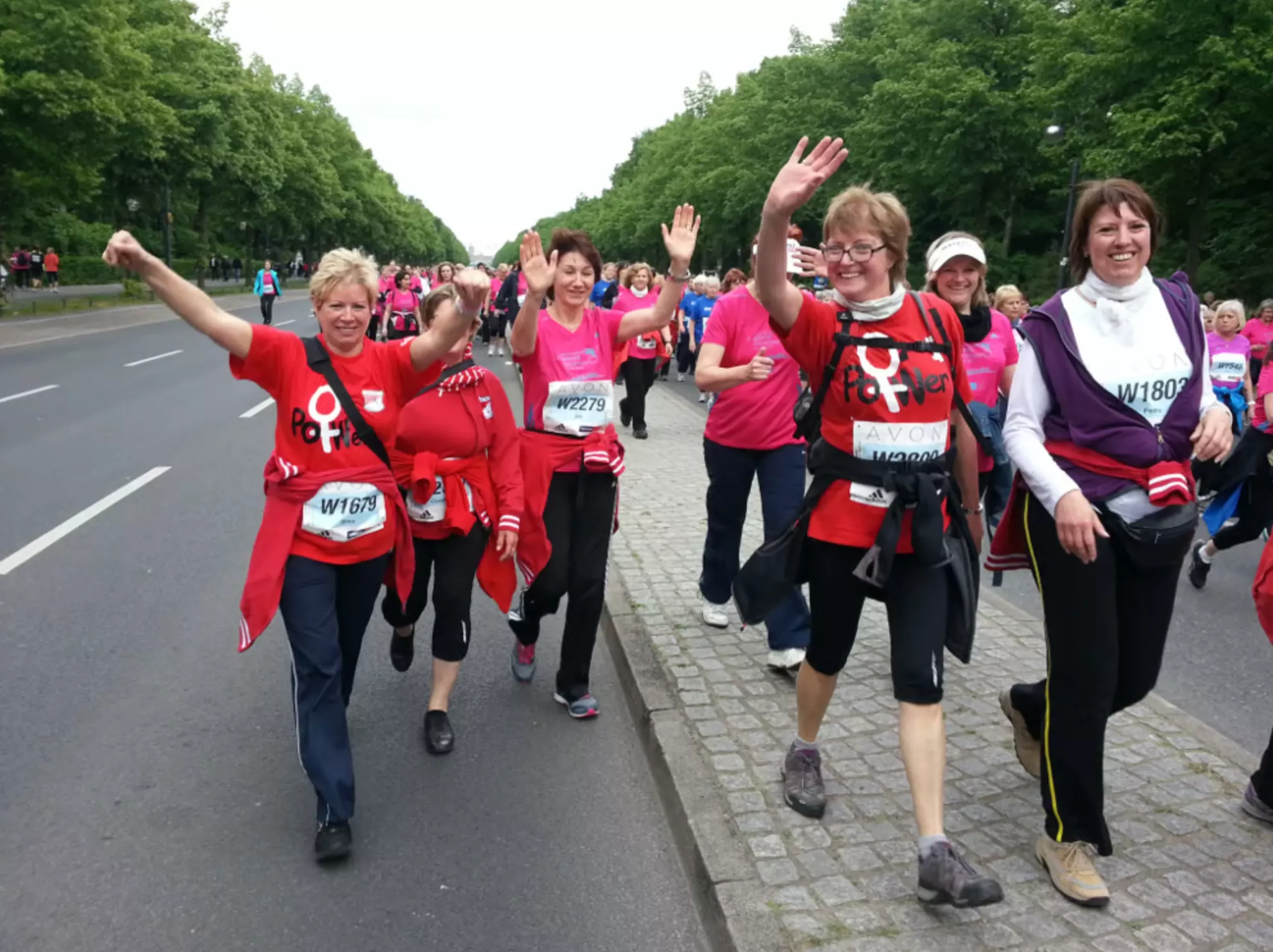 frauenpower beim 31 berliner frauenlauf